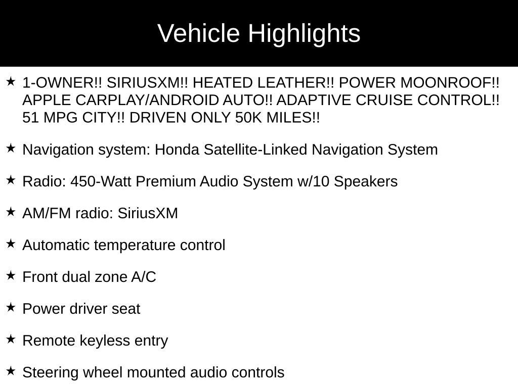 2022 Honda Insight Touring