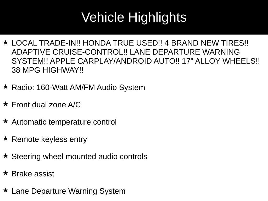 2021 Honda Accord LX