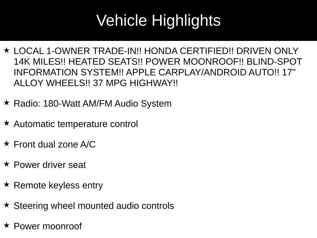 2024 Honda Accord EX