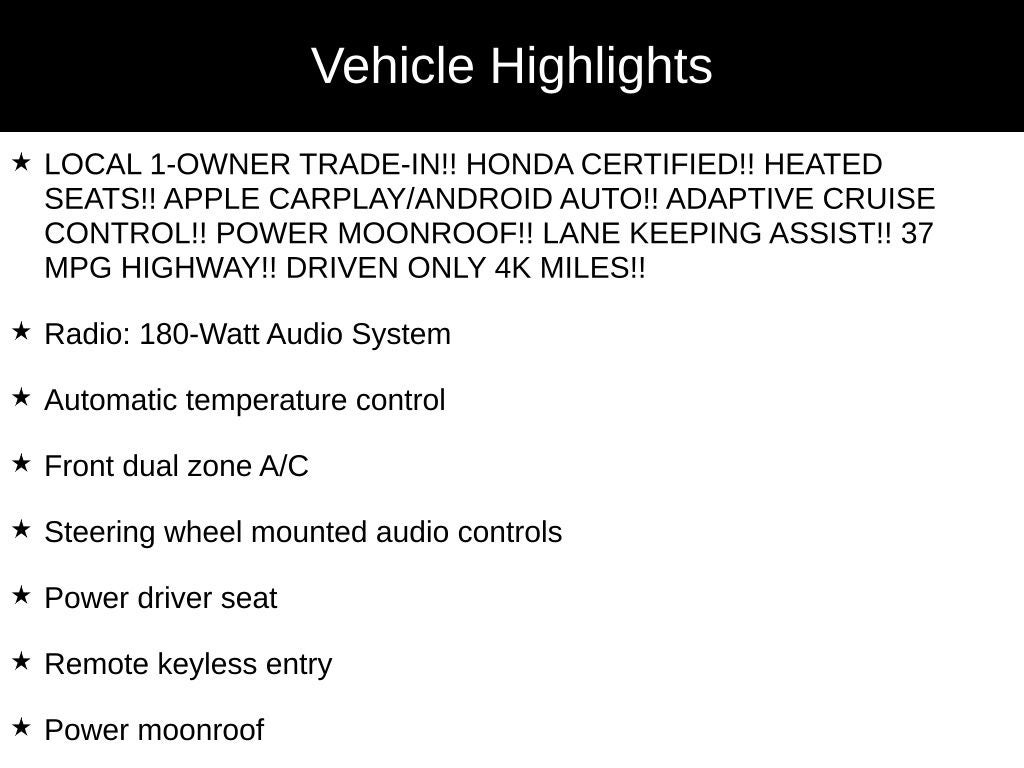 2025 Honda Accord SE