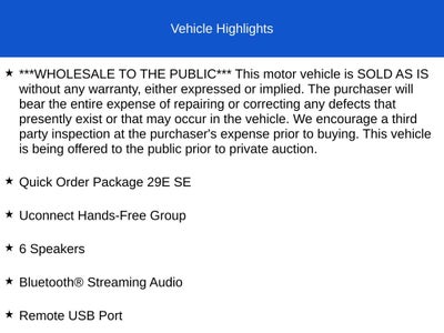 2016 Dodge Grand Caravan SE