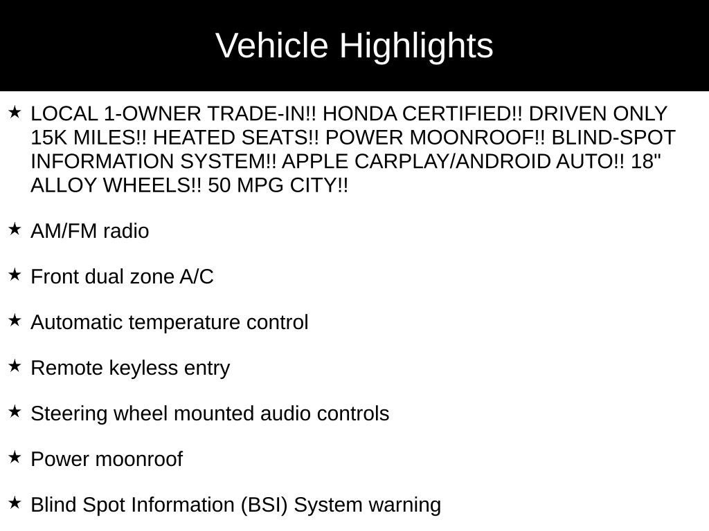 2025 Honda Civic Hybrid Sport