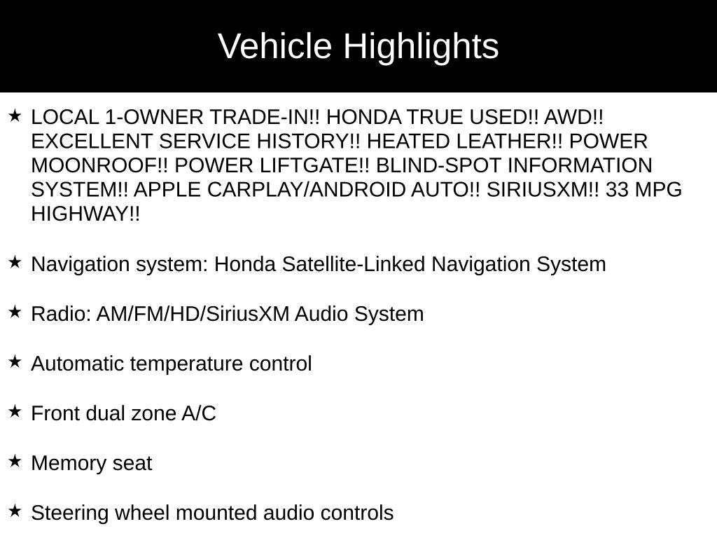 2019 Honda CR-V Touring