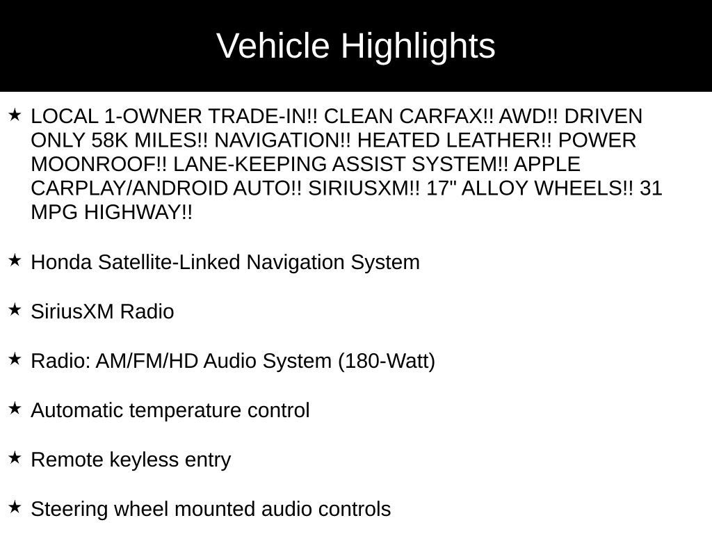 2019 Honda HR-V Touring