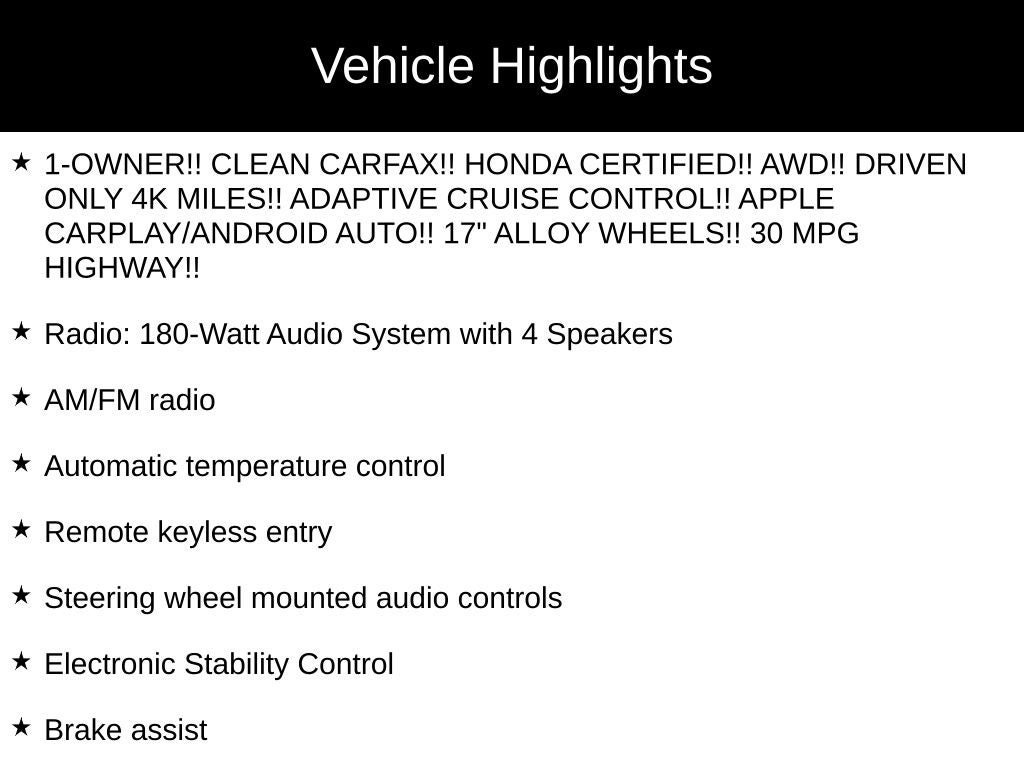 2026 Honda HR-V LX