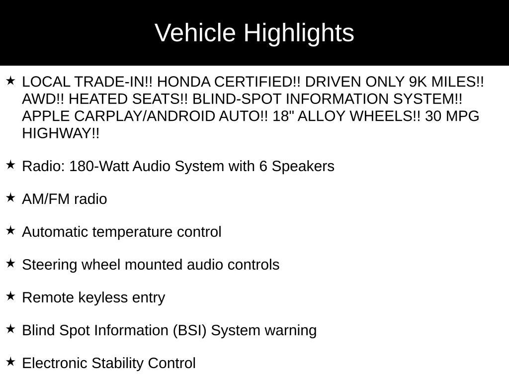 2026 Honda HR-V Sport
