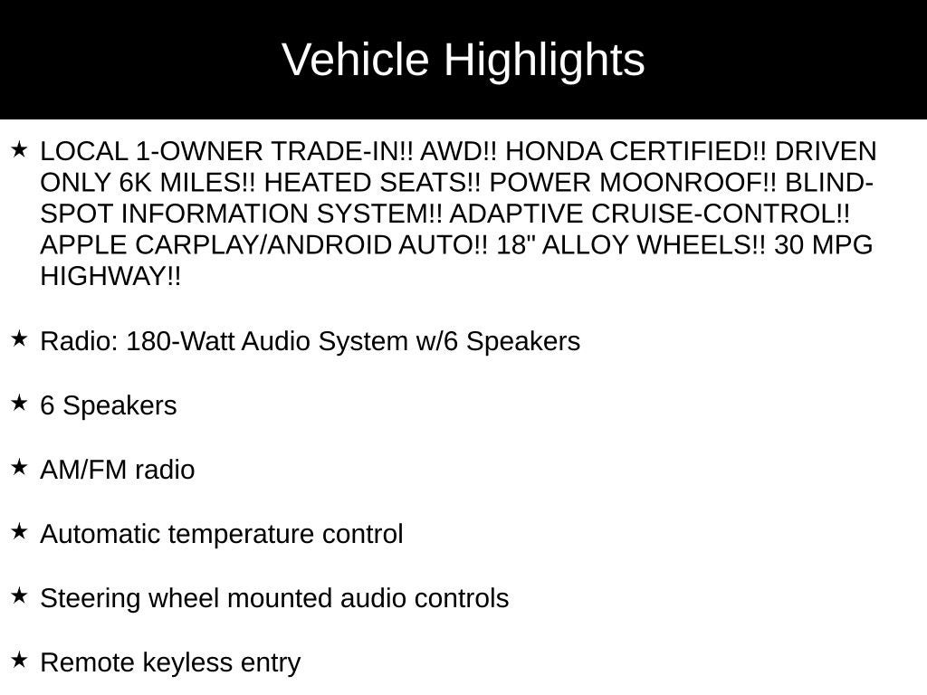 2023 Honda HR-V Sport