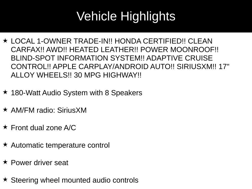 2025 Honda HR-V EX-L