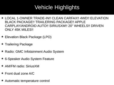 2022 GMC Sierra 1500 Limited Elevation