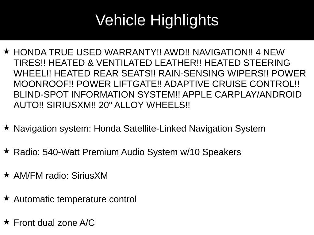2021 Honda Passport Elite