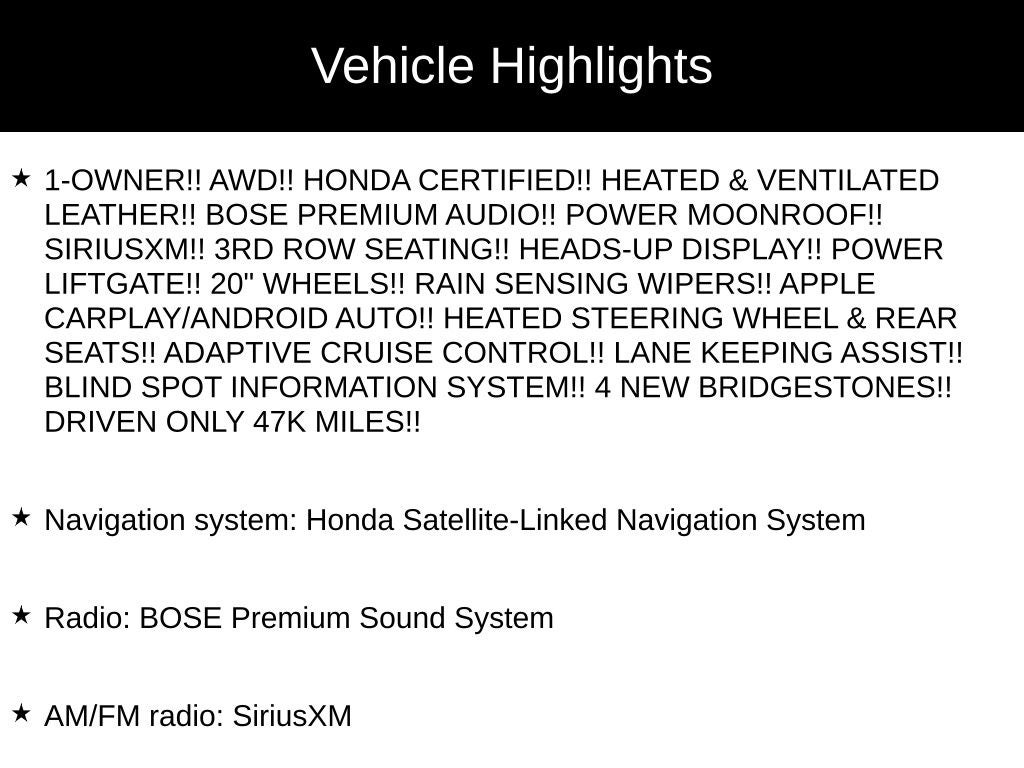 2024 Honda Pilot Elite