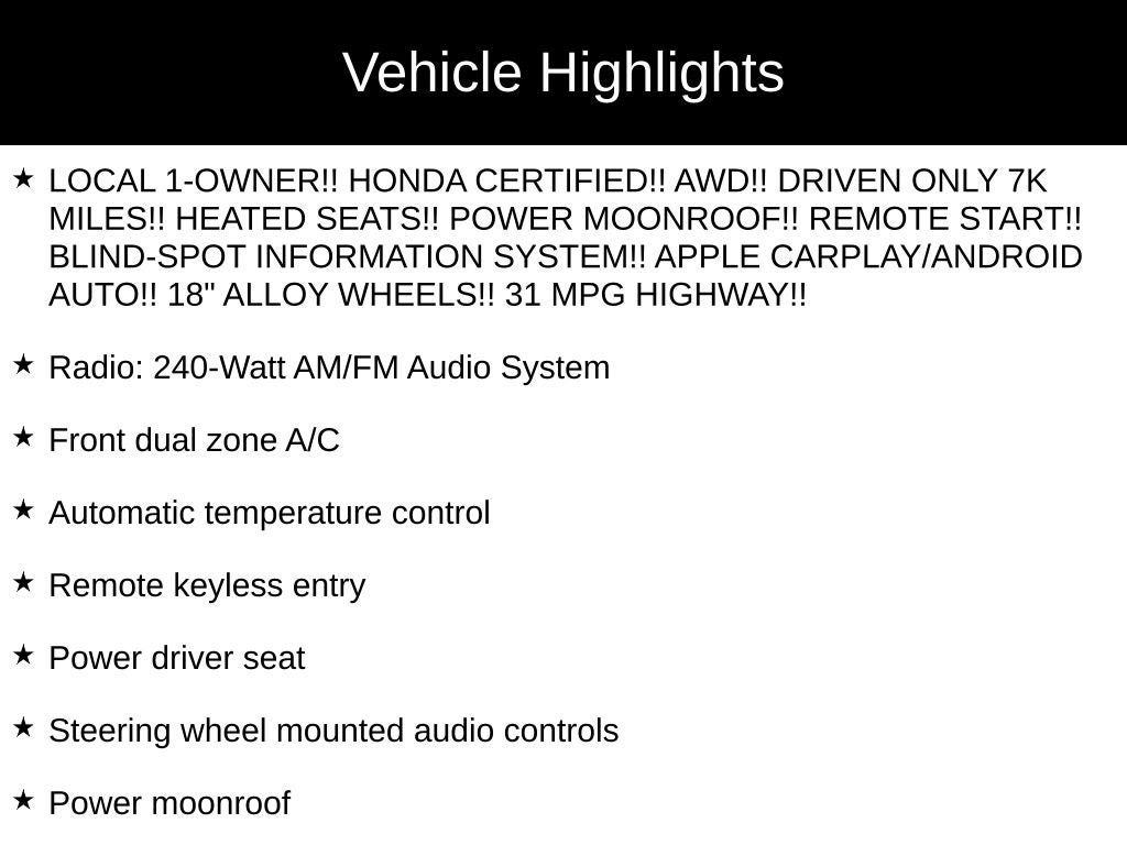 2026 Honda CR-V EX
