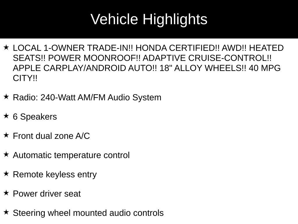 2023 Honda CR-V Hybrid Sport