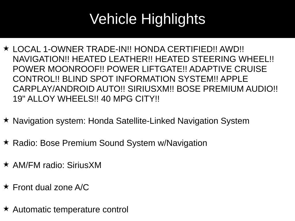 2023 Honda CR-V Hybrid Sport Touring