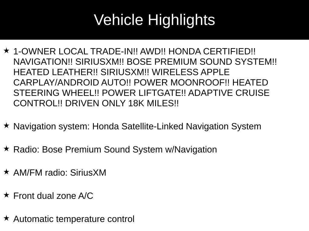 2023 Honda CR-V Hybrid Sport Touring