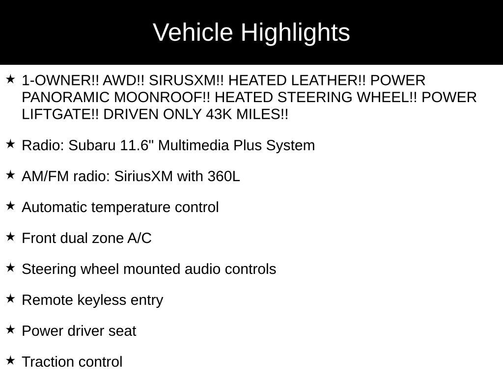 2025 Subaru Forester Limited
