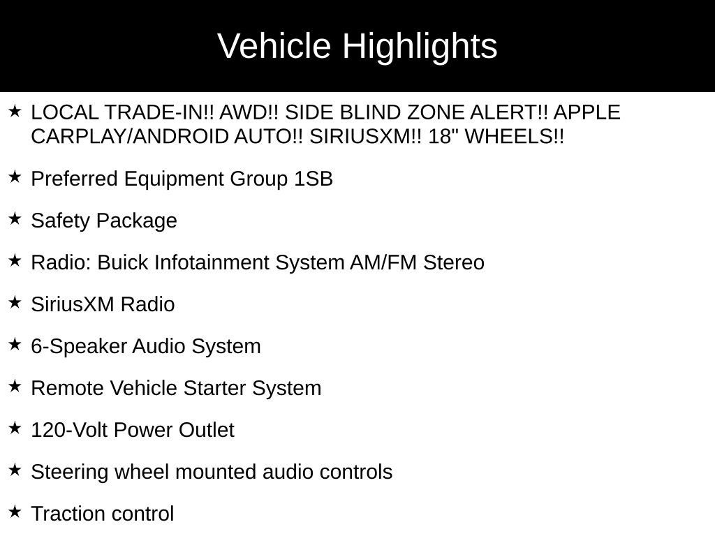 2020 Buick Encore Preferred