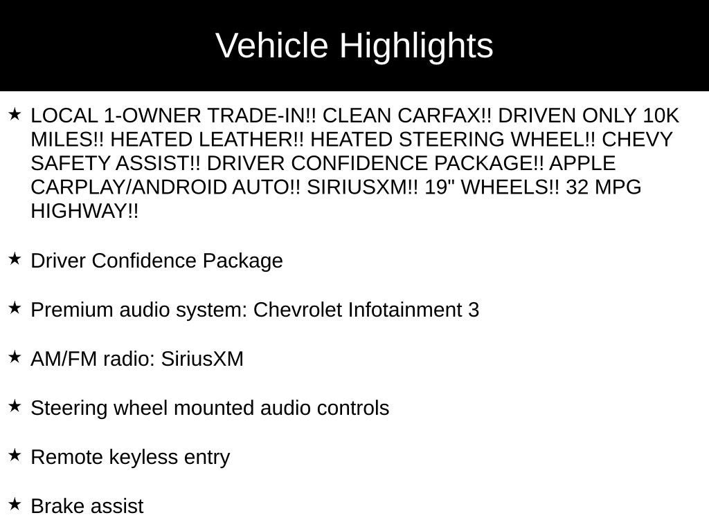 2025 Chevrolet Trax 2RS