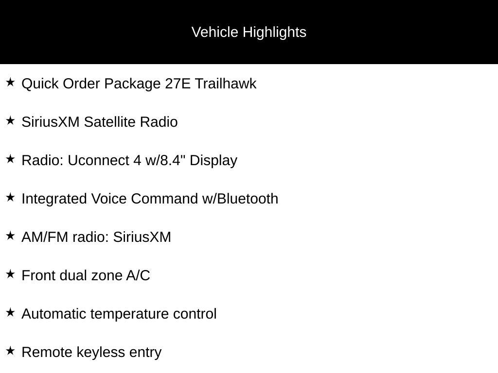 2019 Jeep Cherokee Trailhawk