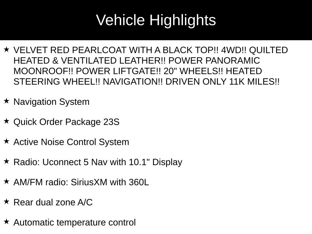 2025 Jeep Grand Cherokee Summit