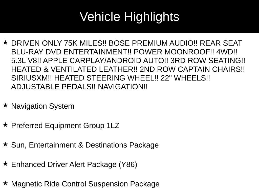 2018 Chevrolet Tahoe Premier