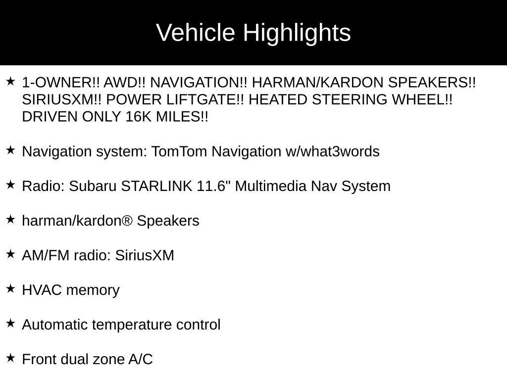 2024 Subaru Outback Touring