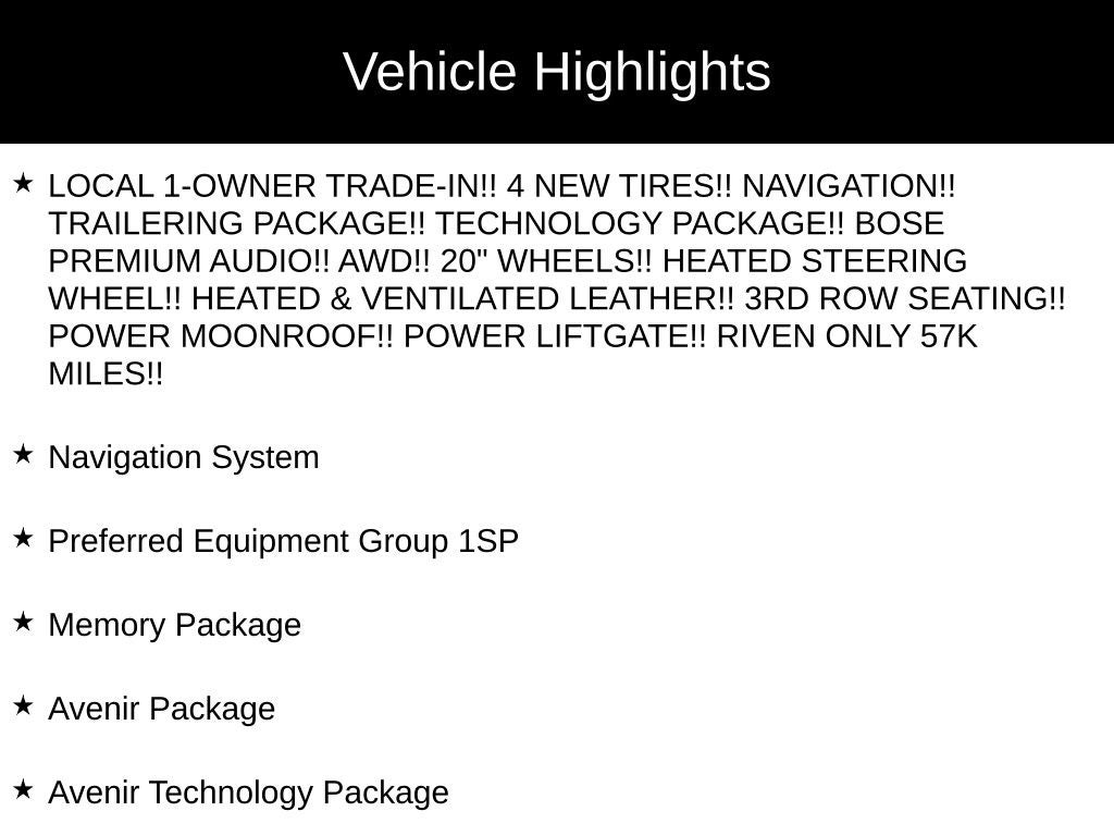 2021 Buick Enclave Avenir