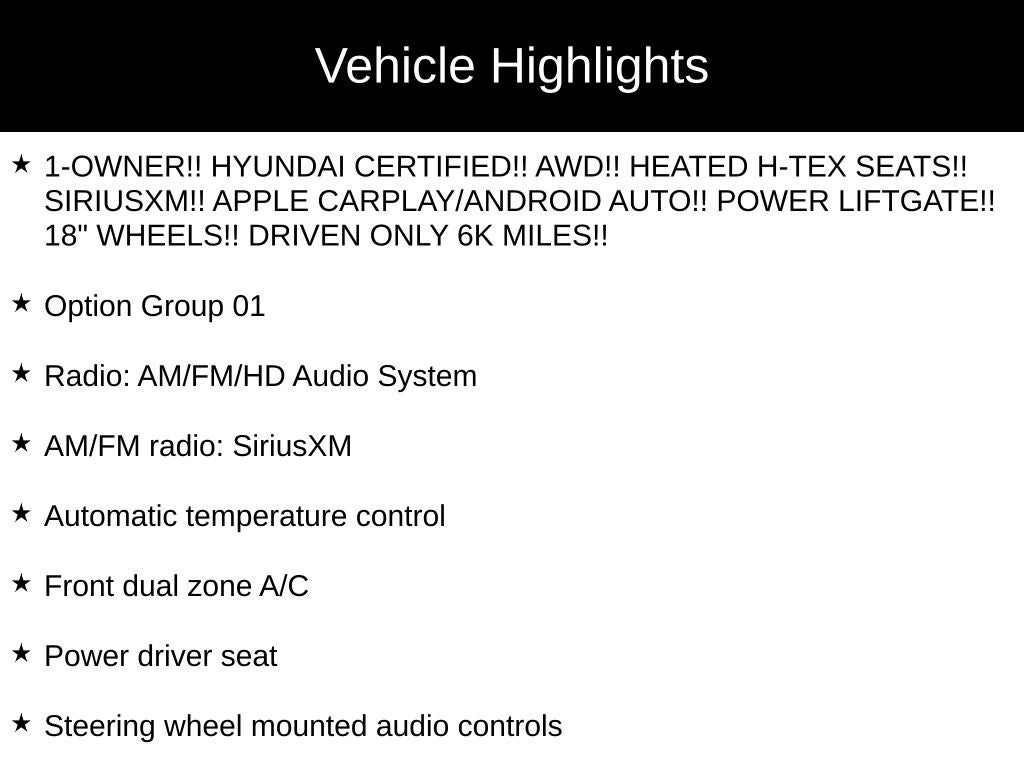 2025 Hyundai TUCSON XRT