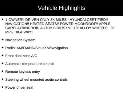 2025 Hyundai SONATA SEL Convenience