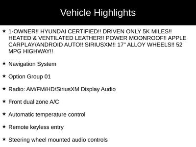 2025 Hyundai ELANTRA HYBRID Limited